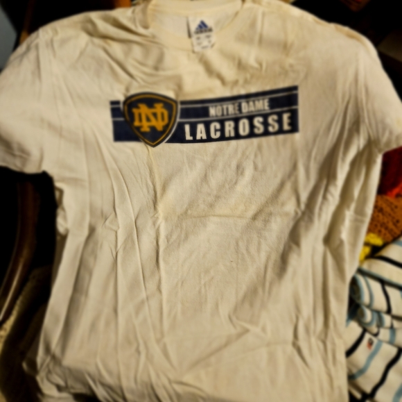 Norte Dame LaCrosse Adidas Tee - Picture 2 of 12